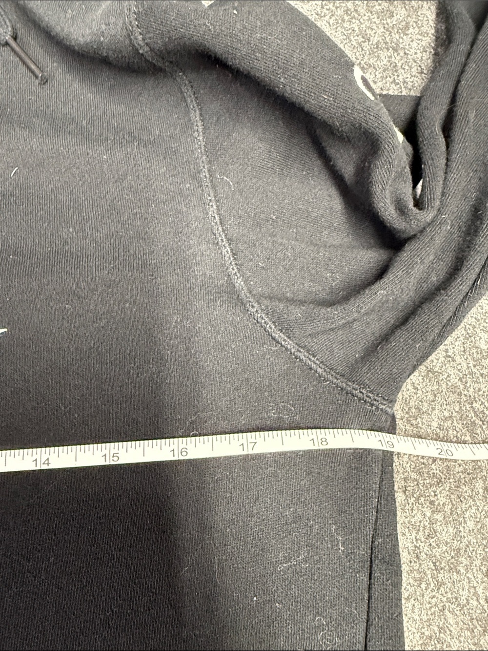 Black Cult Zip-Front Hoodie with Crescent Graphic - Picture 5 of 5